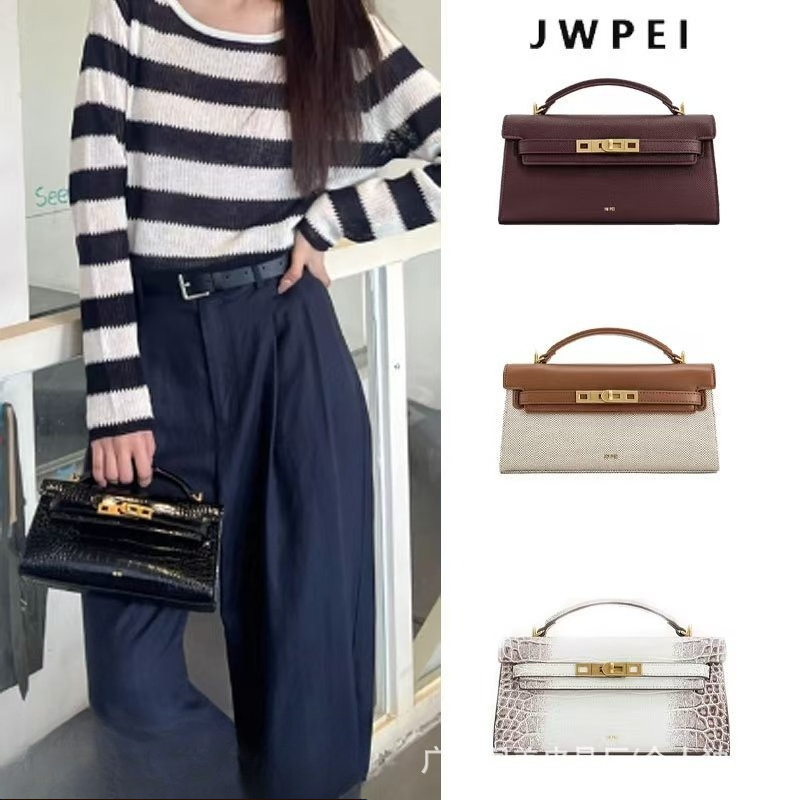 Quiet Luxury Bags Crossbody - JW PEI Noor Women's Croc Embossed