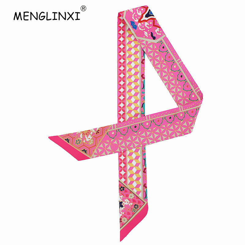 Luxury Bags Sales - New Geometric Floral Print Silk Scarf