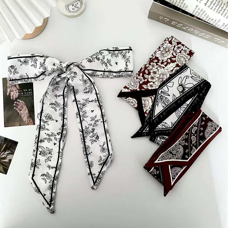 Discount Luxury Bags - Luxury Fashion Woman Skinny Silk Scarf