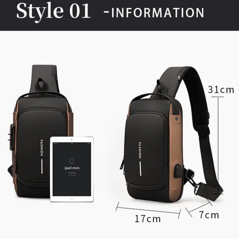 New Chest Bag for Men Crossbod - Luxury Bags Sling ulasan dan harga