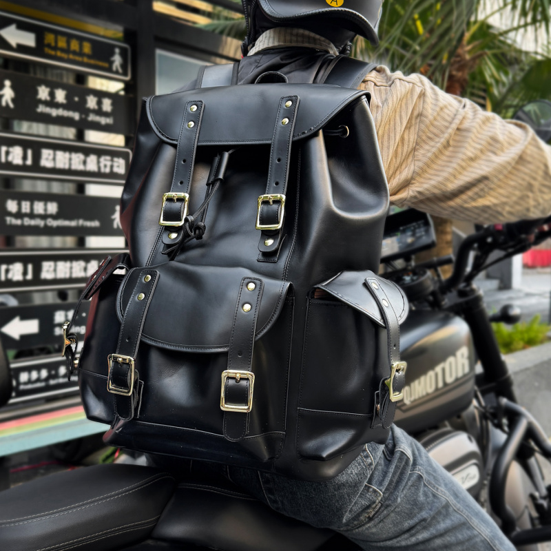 New Arrivals Leather Backpack  - Luxury Bags Vintage ulasan dan harga