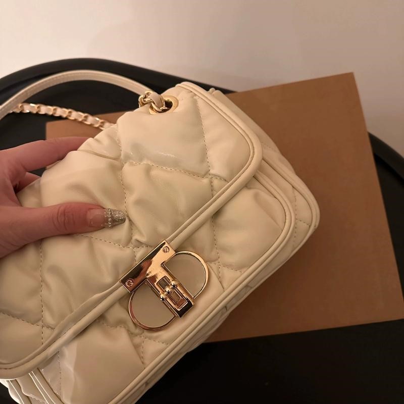 Elegant Pleated Chain Handbag  - Quiet Luxury Bags Crossbody ulasan dan harga