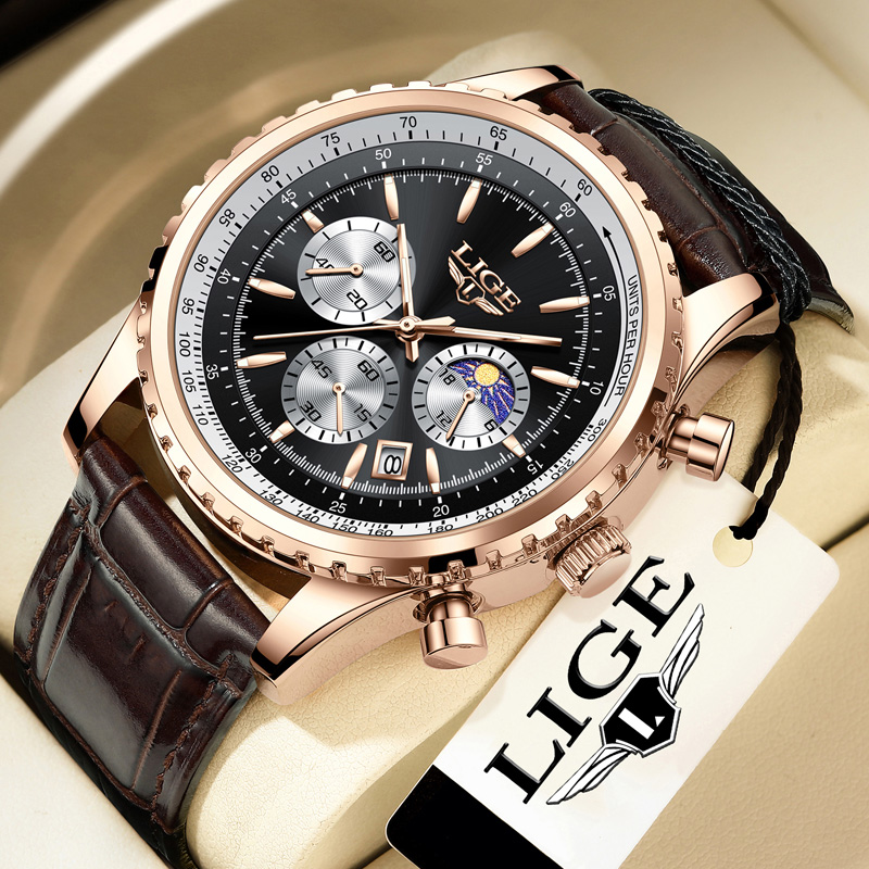 New Fashion Mens Watches LIGE  - Luxury Bags Brands List ulasan dan harga