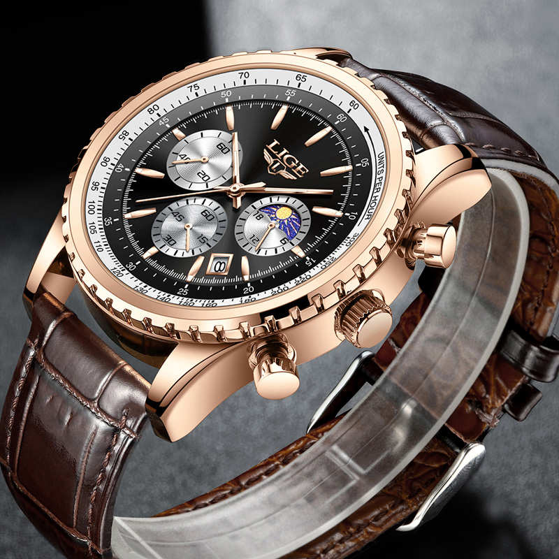 New Fashion Mens Watches LIGE  - Luxury Bags Brands List ulasan dan harga