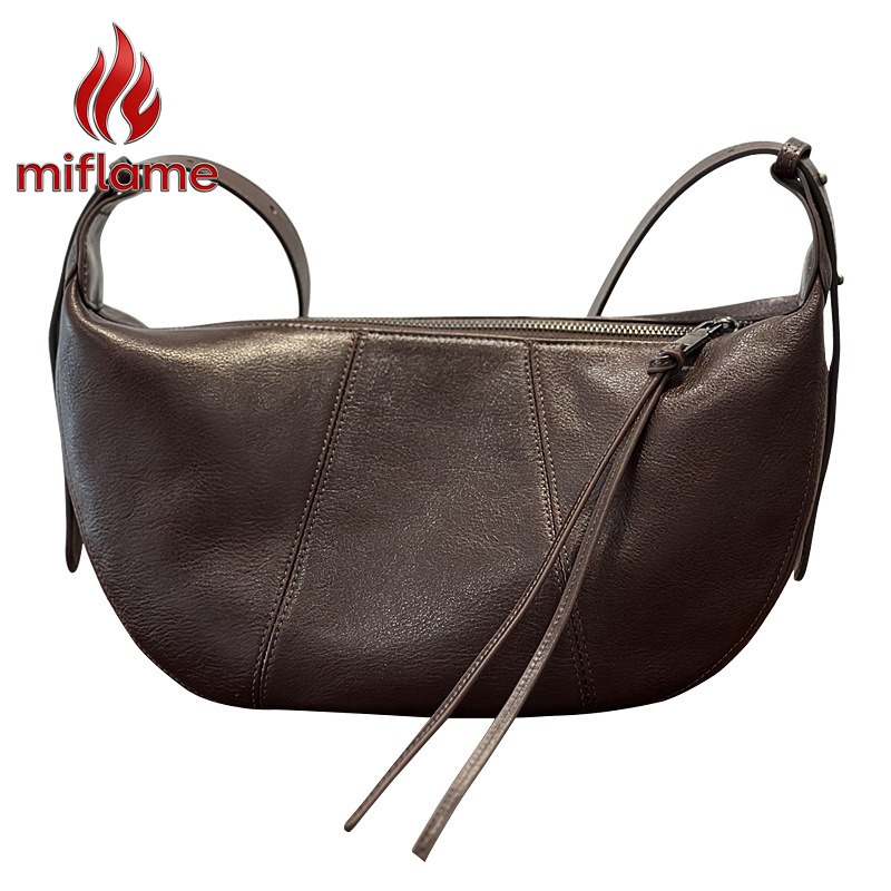 Genuine Leather Hobo Bag for W - Quiet Luxury Bags Crossbody ulasan dan harga