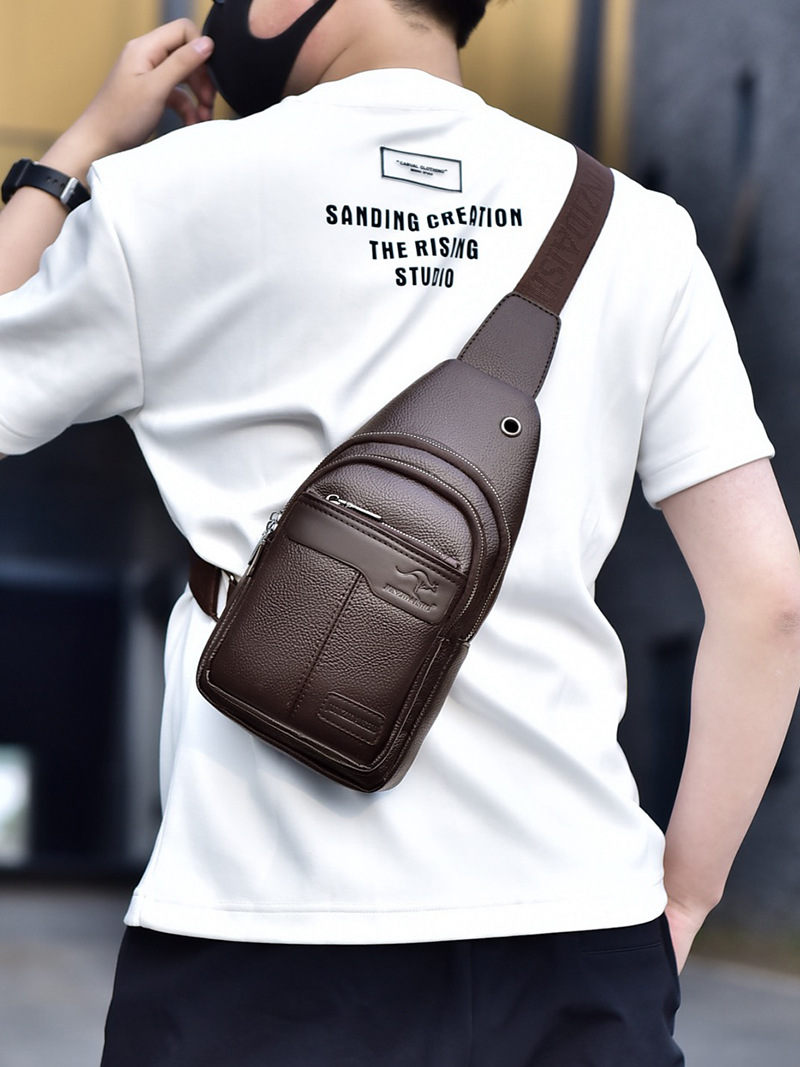 Luxury Brand Chest Pack Leathe - Luxury Bags Sling ulasan dan harga