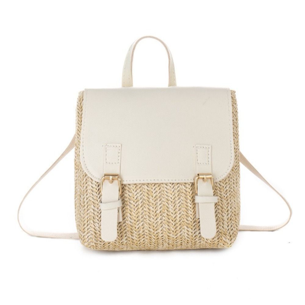 Versatile Bag PU Leather Straw - Luxury Bags Vintage ulasan dan harga