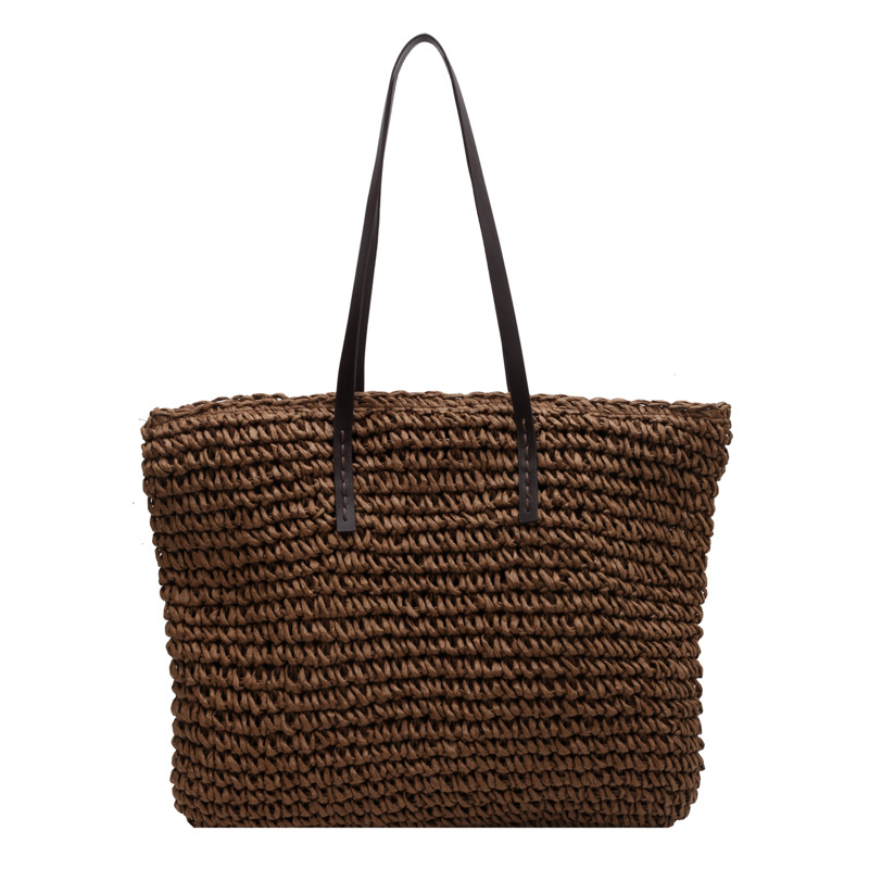 Straw Woven Tote Bags Casual L - Luxury Bags Store ulasan dan harga