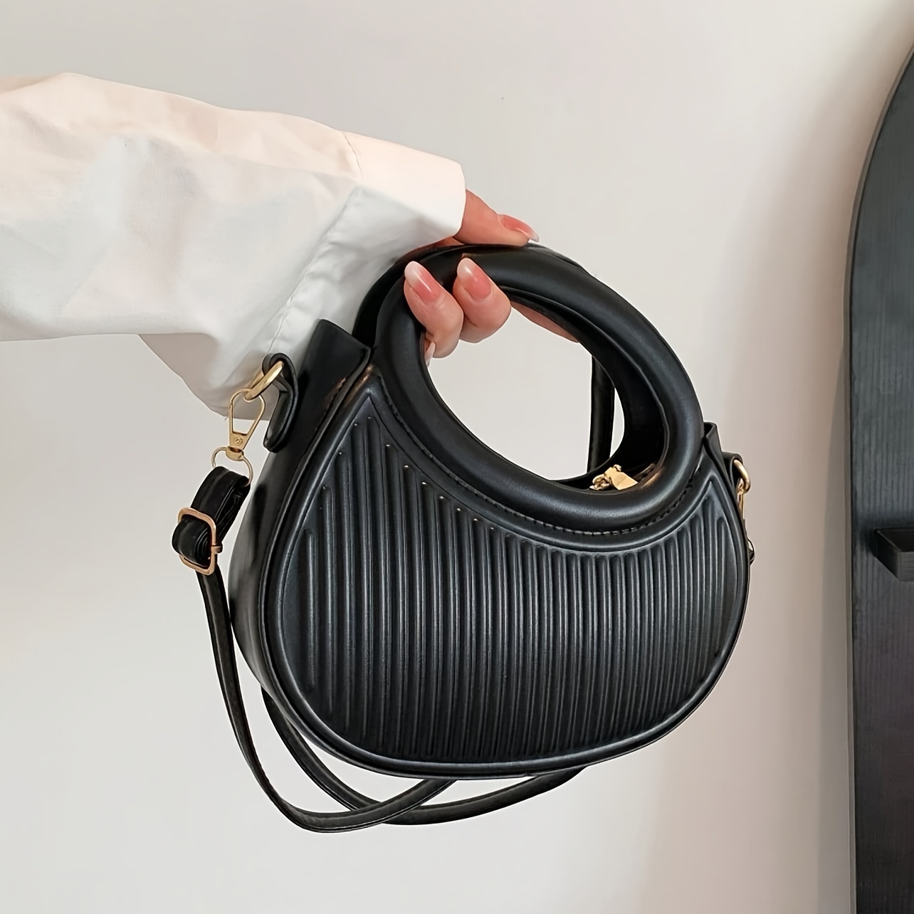 Chic Stripe Design Crossbody B - Luxury Bags Everyday ulasan dan harga