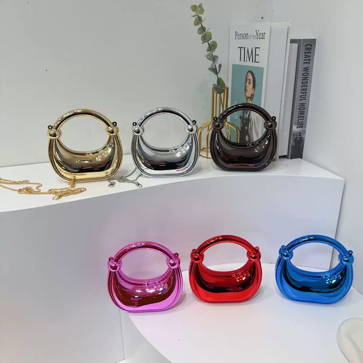 Mini Golden Evening Bag Purses - Discount Luxury Bags ulasan dan harga