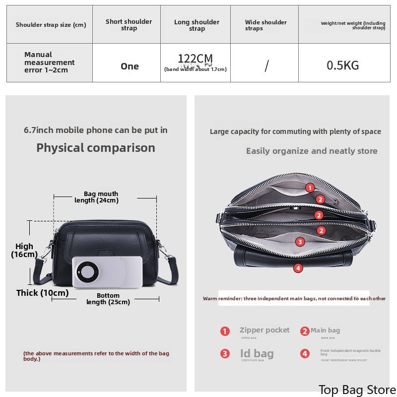 Minimalist Everyday Casual Sma - Luxury Bags Everyday ulasan dan harga