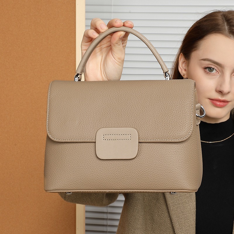 Genuine Leather Shoulder Bag f - Quiet Luxury Bags Crossbody ulasan dan harga