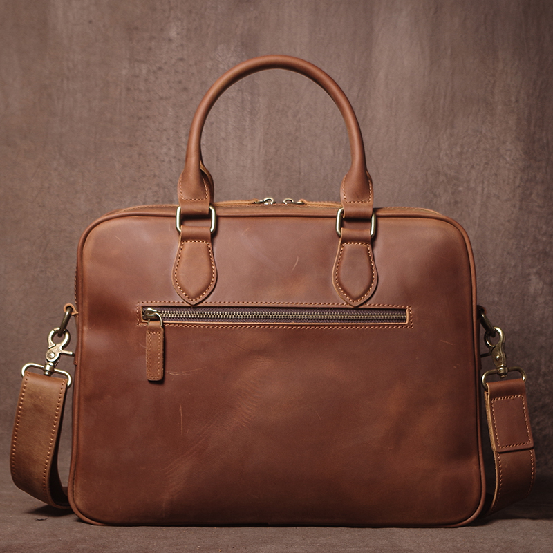 GURO Men Crazy Horse Cowhide B - Luxury Bags Vintage ulasan dan harga
