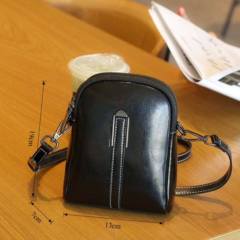 Genuine Leather Shoulder Shell - Quiet Luxury Bags Crossbody ulasan dan harga