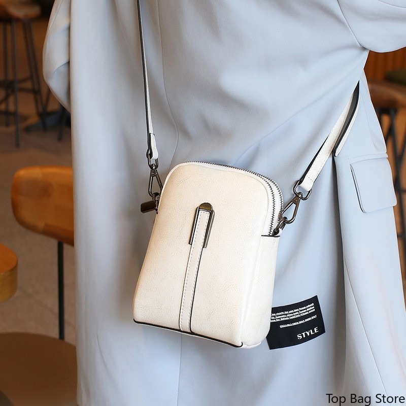 Genuine Leather Shoulder Shell - Quiet Luxury Bags Crossbody ulasan dan harga