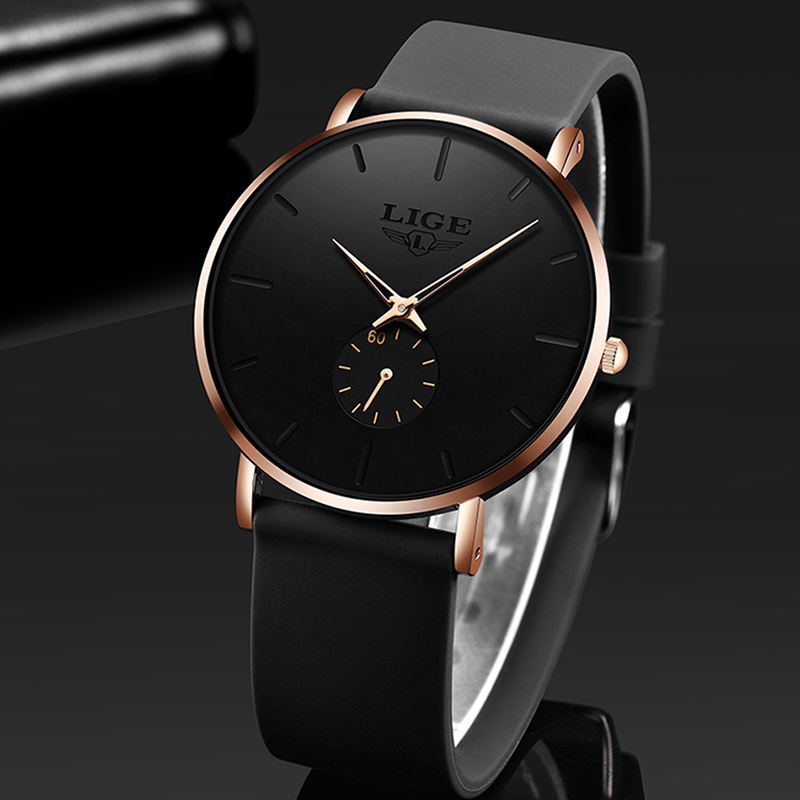 LIGE New Fashion Mens Watches  - Luxury Bags Brands List ulasan dan harga