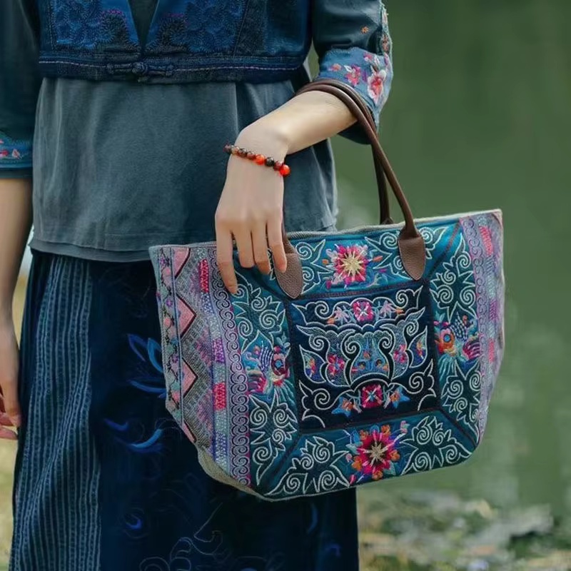 Original embroidered Tote bags - Luxury Bags On Sales ulasan dan harga